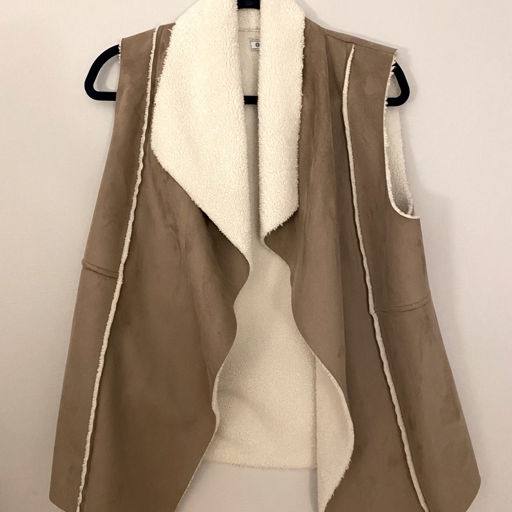 Faux Suede Vest